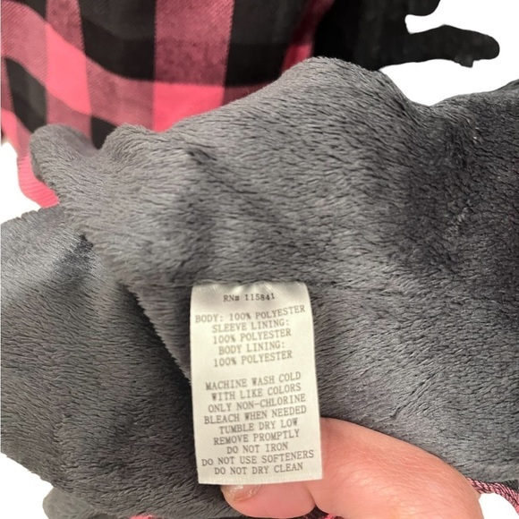 Legendary Whitetails Flannel Plaid Button Down  fur faux Lining Shirt Si… - Picture 8 of 11